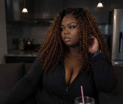 The Signature Honey Blonde Curl Wig