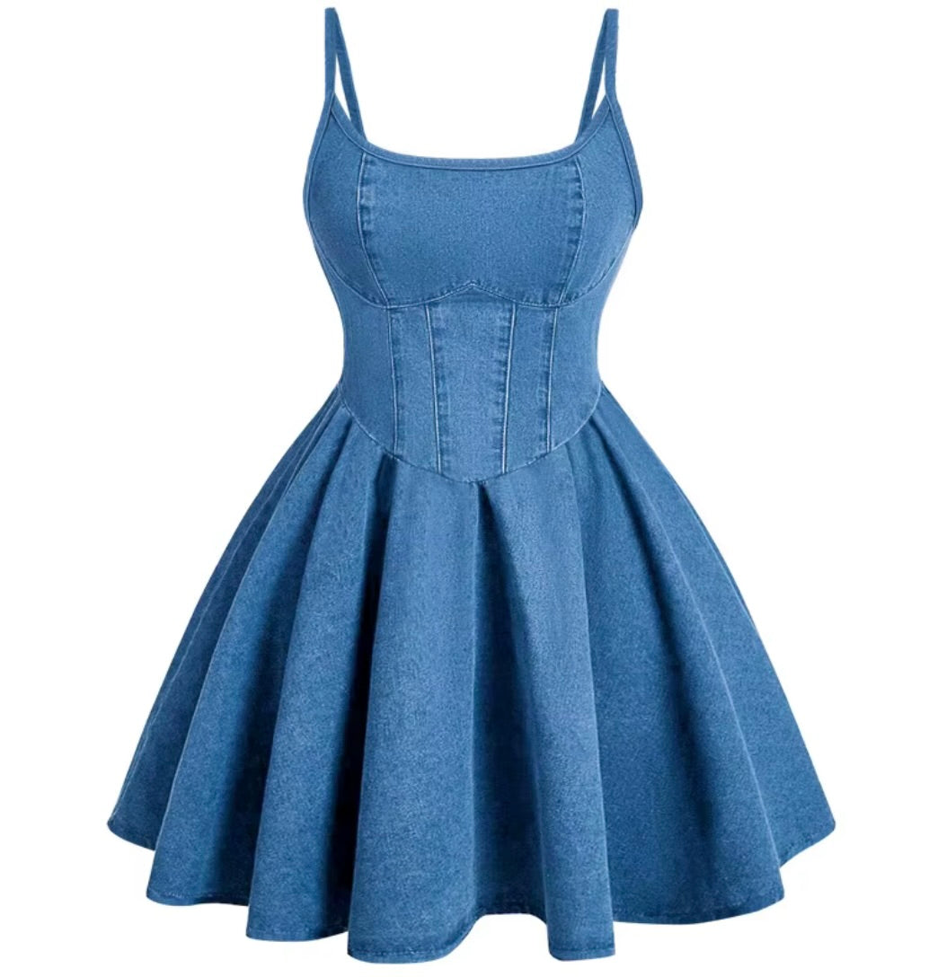 Denim Darling Corset Dress