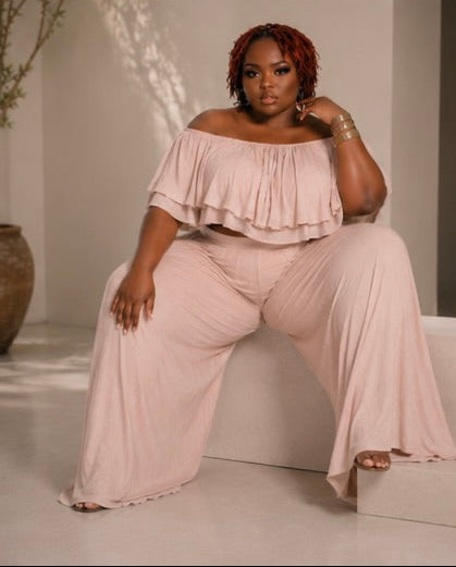 Summer Breeze Ruffle Two-Piece Set