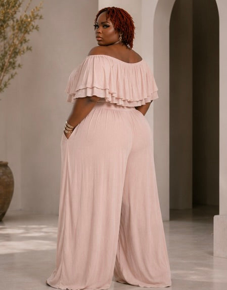 Summer Breeze Ruffle Two-Piece Set