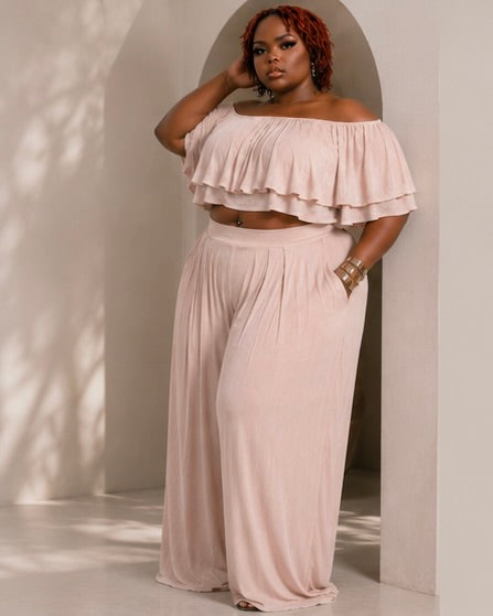 Summer Breeze Ruffle Two-Piece Set